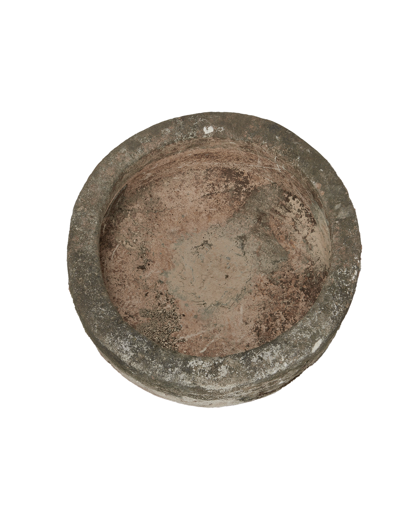 Vintage Limestone Trough - Round from Indonesia - Planters, Fountains, & Water Features