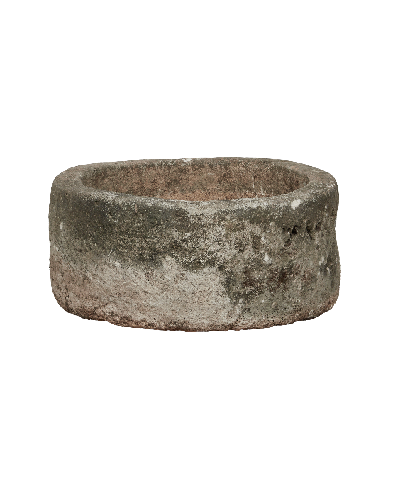 Vintage Limestone Trough - Round from Indonesia - Planters, Fountains, & Water Features