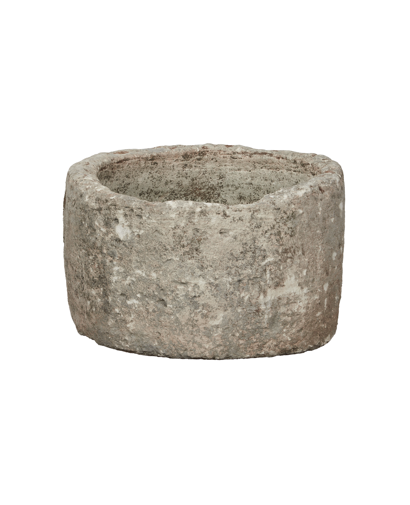 Vintage Limestone Trough - Round from Indonesia - Planters, Fountains, & Water Features