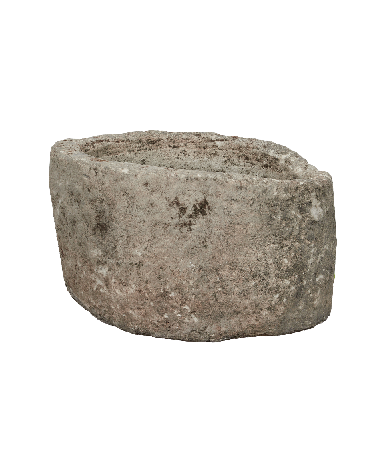 Vintage Limestone Trough - Round from Indonesia - Planters, Fountains, & Water Features