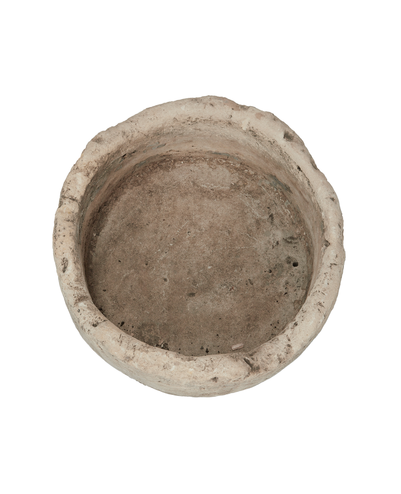 Vintage Limestone Trough - Round from Indonesia - Planters, Fountains, & Water Features