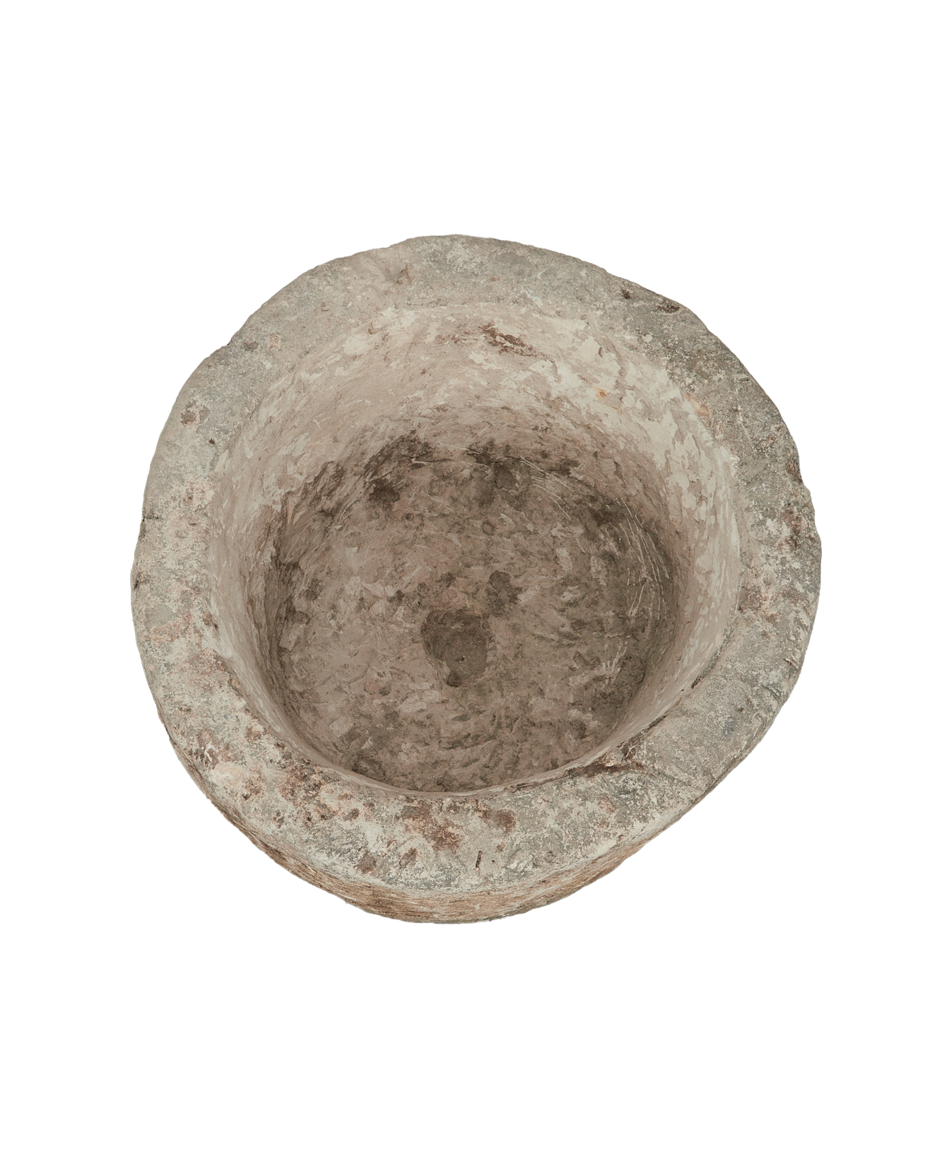 Vintage Limestone Trough - Round from Indonesia - Planters, Fountains, & Water Features