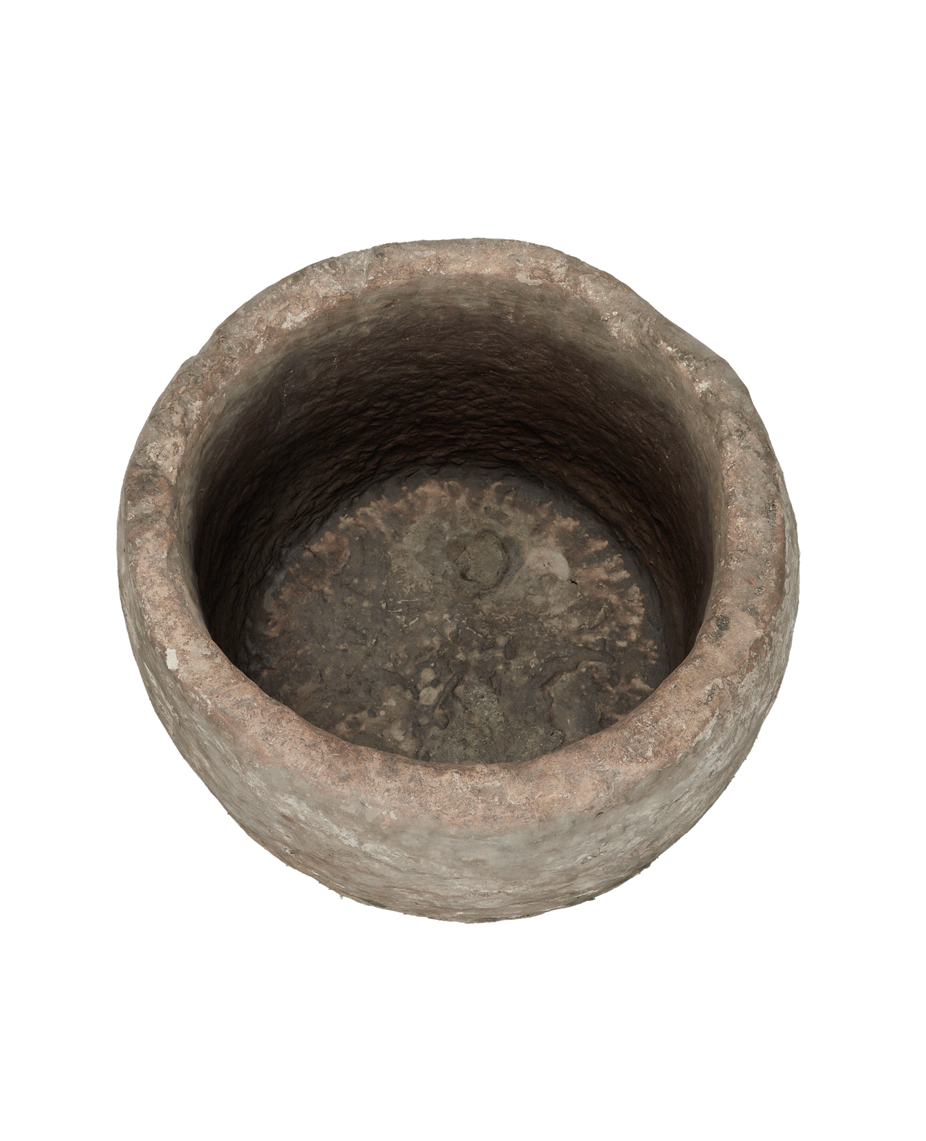 Vintage Limestone Trough - Round from Indonesia - Planters, Fountains, & Water Features