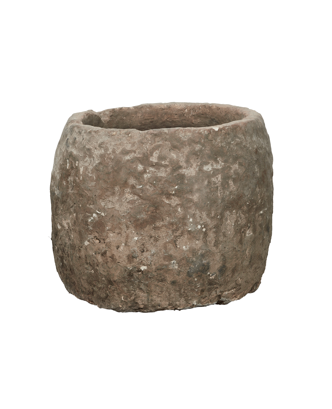 Vintage Limestone Trough - Round from Indonesia - Planters, Fountains, & Water Features