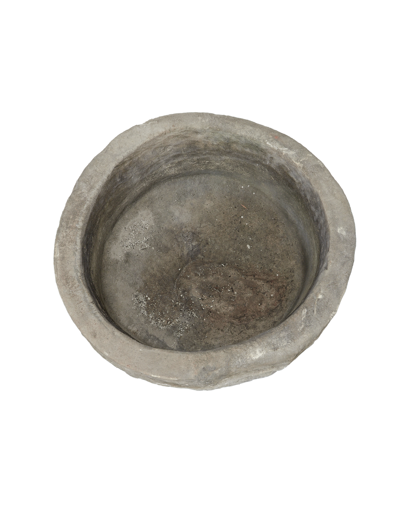 Vintage Limestone Trough - Round from Indonesia - Planters, Fountains, & Water Features