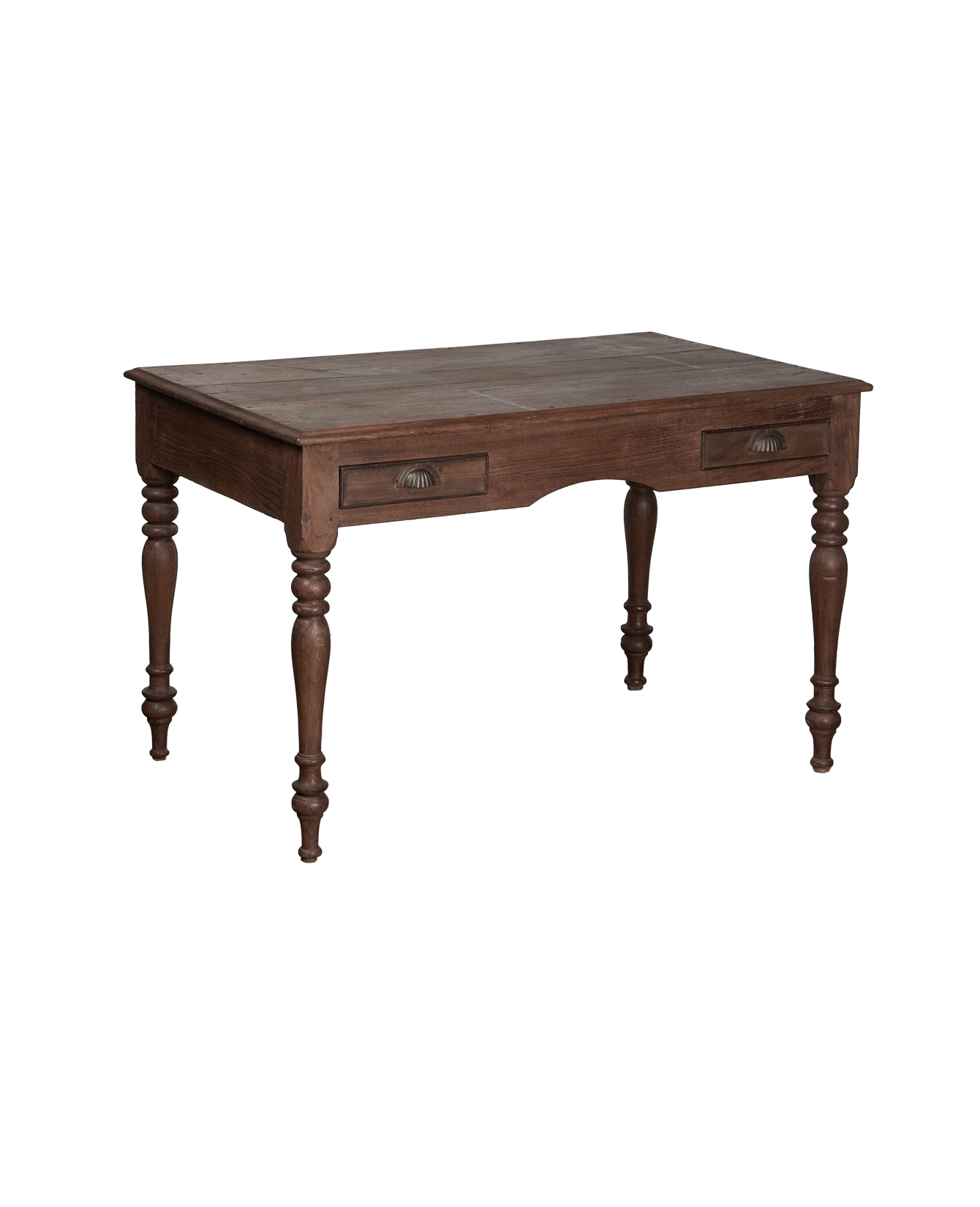 Vintage Wood Desk from India made of Wood