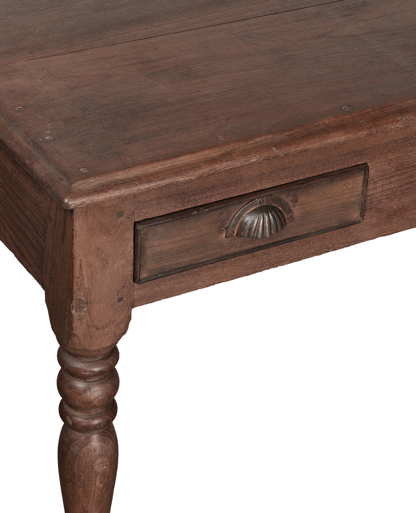 Vintage Wood Desk from India made of Wood