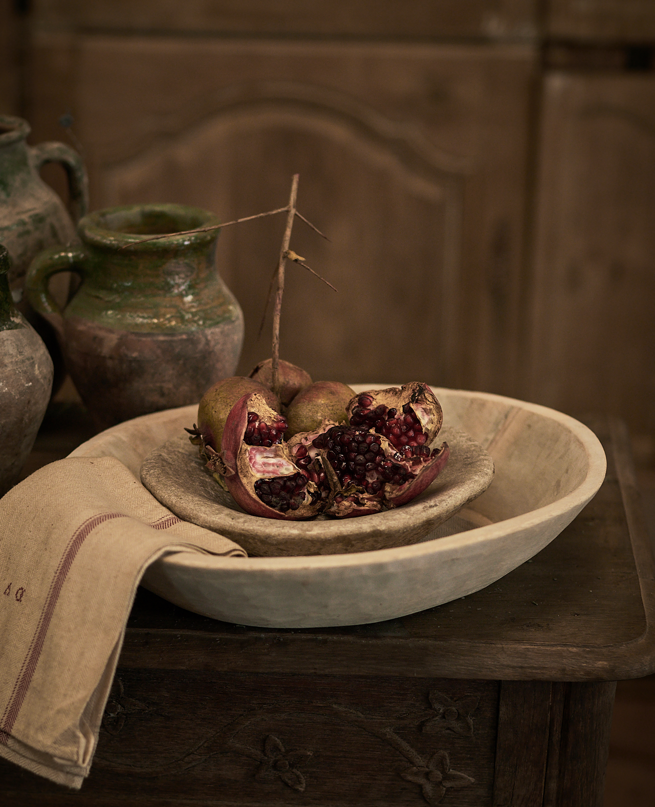 Designed The Hostess Bundle from India made of Wood, Marble & Linen