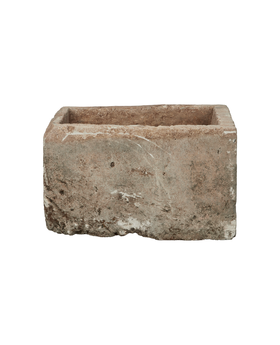 Vintage Limestone Trough - Rectangle from Indonesia - Planters, Fountains, & Water Features