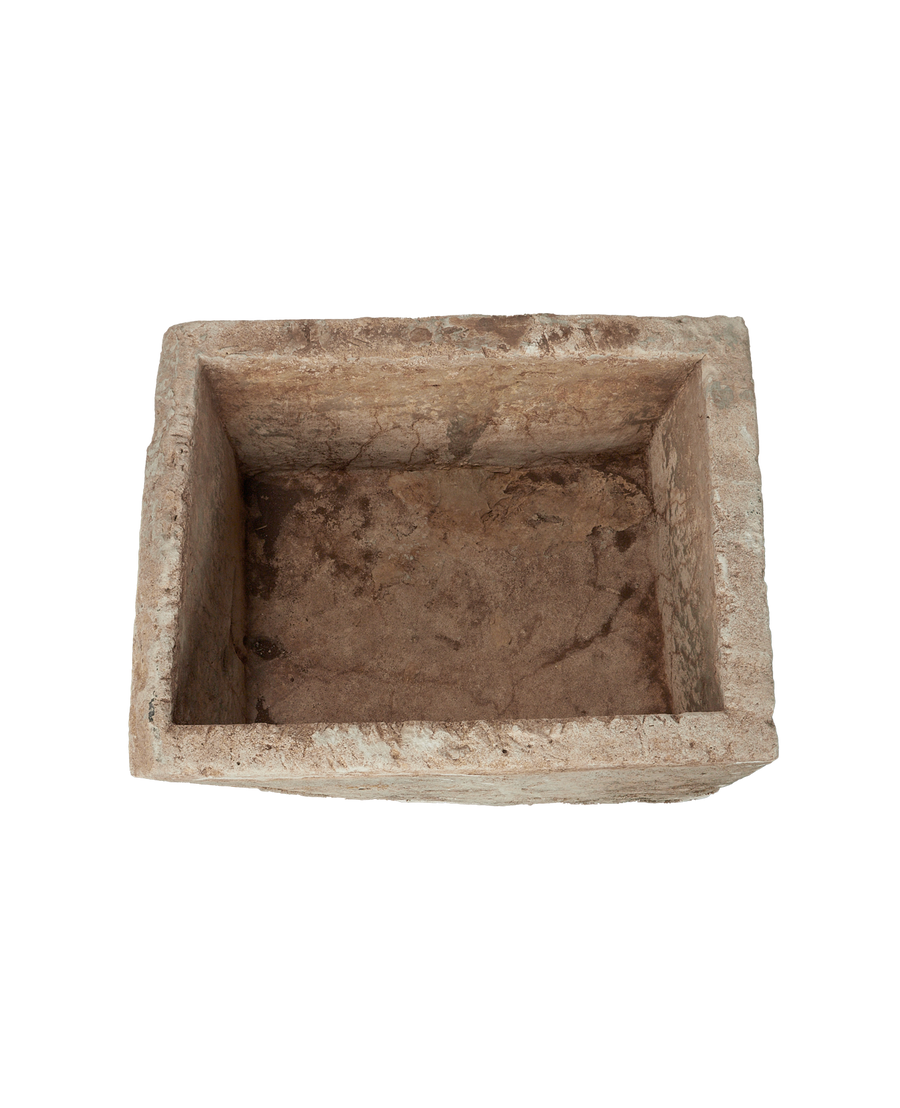 Vintage Limestone Trough - Rectangle from Indonesia - Planters, Fountains, & Water Features