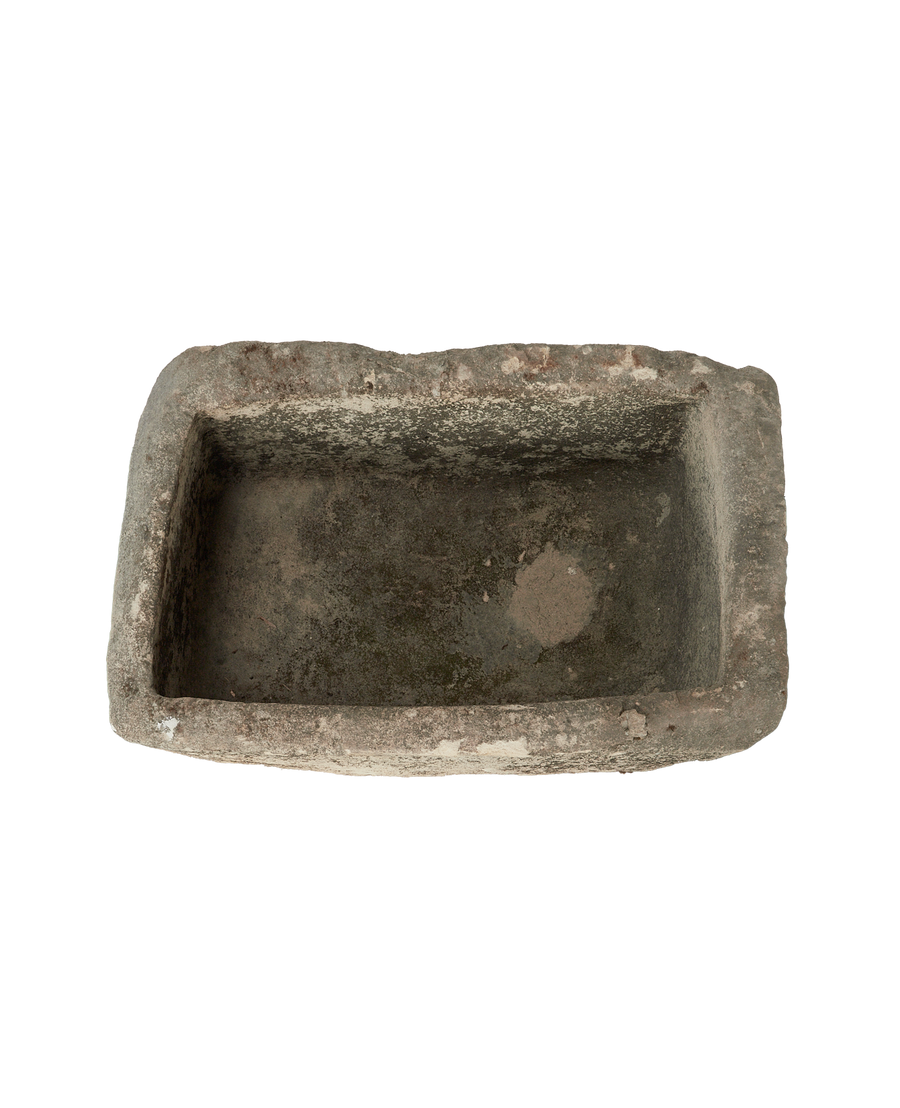 Vintage Limestone Trough - Rectangle from Indonesia - Planters, Fountains, & Water Features