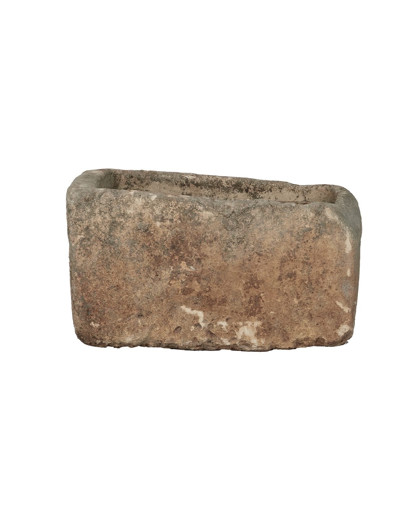 Vintage Limestone Trough - Rectangle from Indonesia - Planters, Fountains, & Water Features