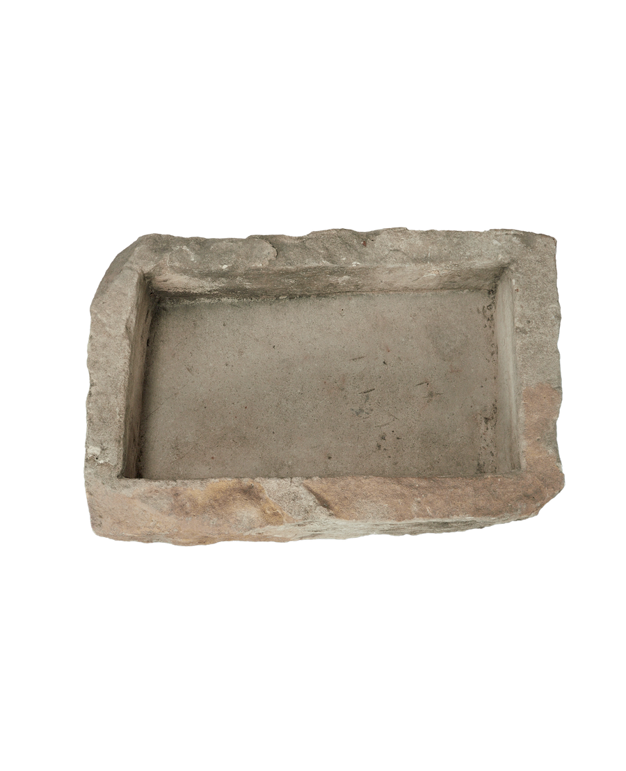 Vintage Limestone Trough - Rectangle from Indonesia - Planters, Fountains, & Water Features