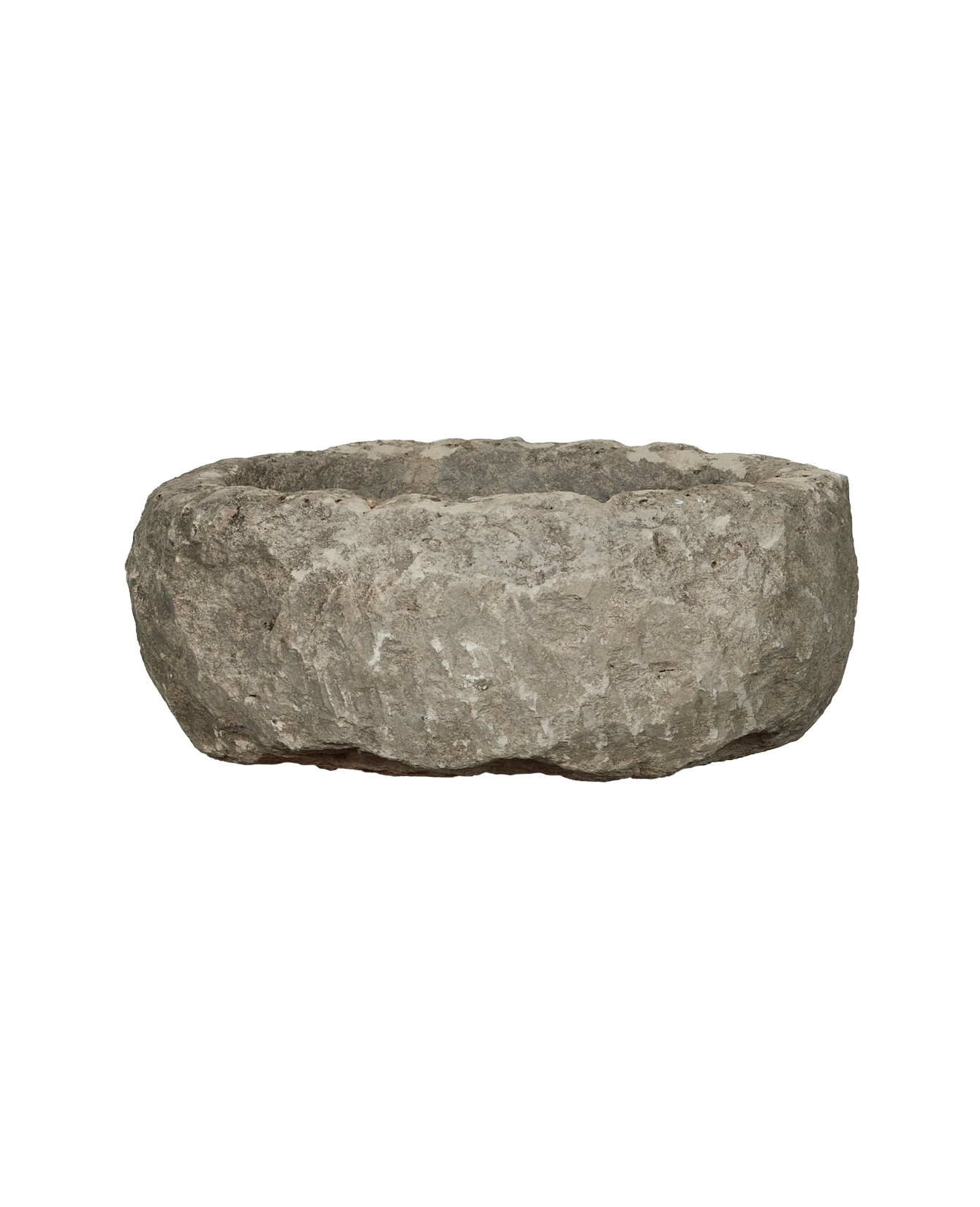 Vintage Limestone Trough - Oblong from Indonesia - Planters, Fountains, & Water Features