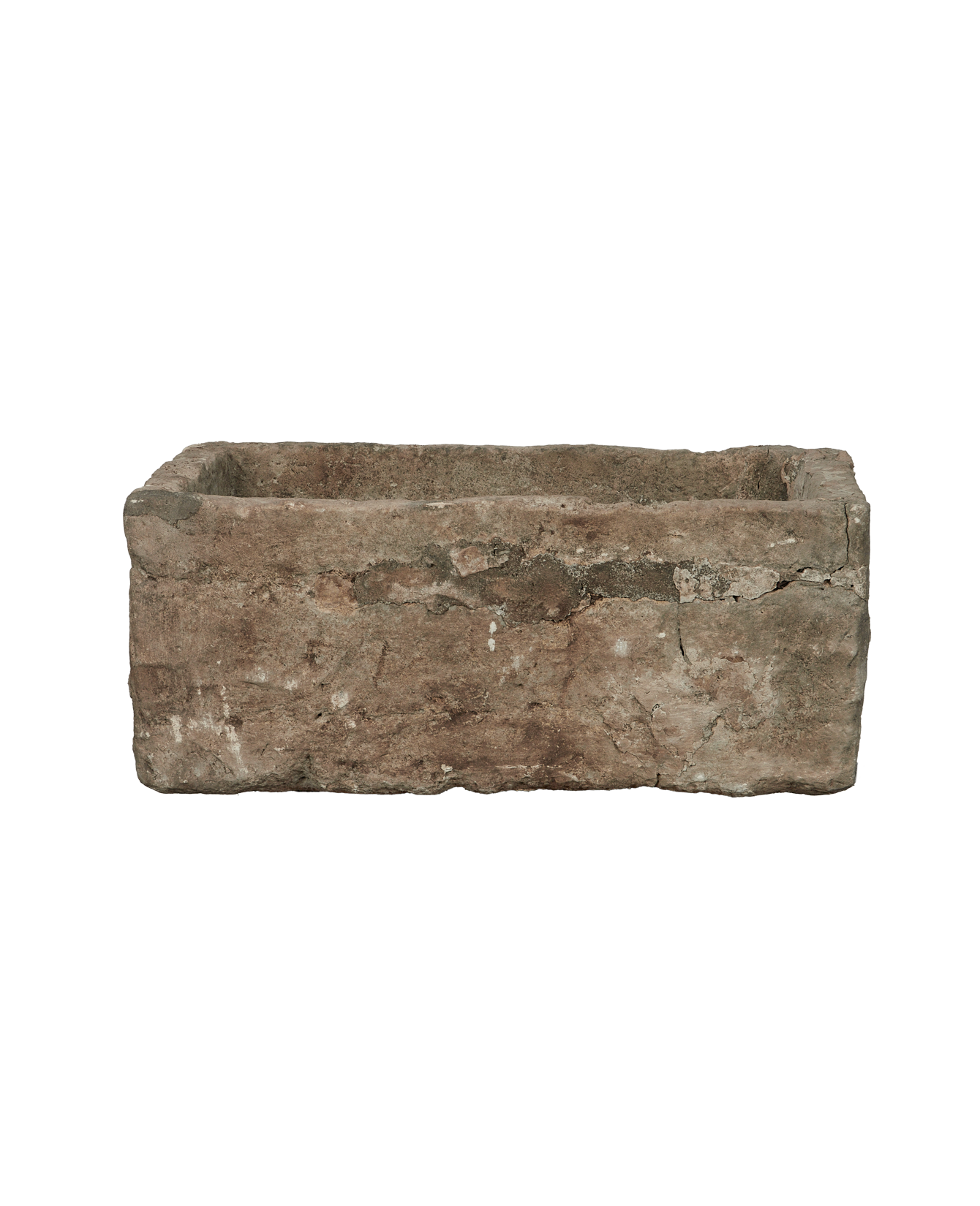 Vintage Limestone Trough - Rectangle from Indonesia - Planters, Fountains, & Water Features