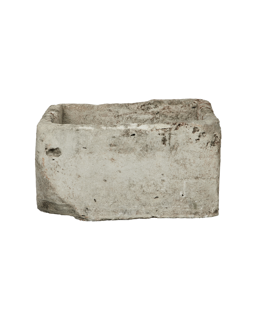 Vintage Limestone Trough - Rectangle from Indonesia - Planters, Fountains, & Water Features