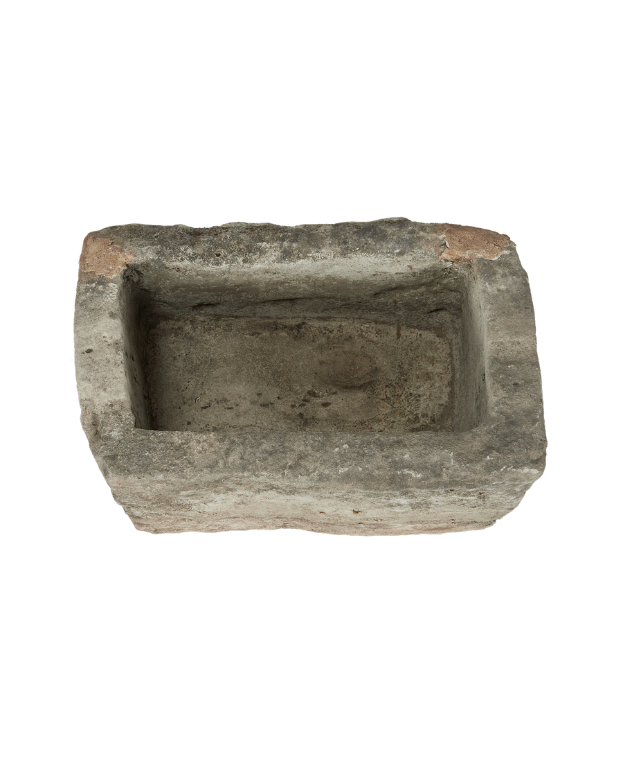 Vintage Limestone Trough - Rectangle from Indonesia - Planters, Fountains, & Water Features