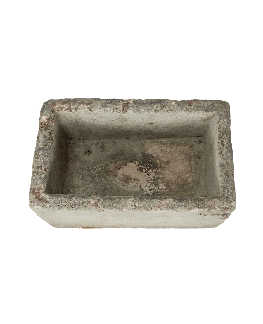 Vintage Limestone Trough - Rectangle from Indonesia - Planters, Fountains, & Water Features