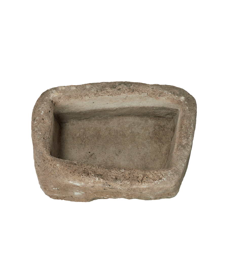 Vintage Limestone Trough - Rectangle from Indonesia - Planters, Fountains, & Water Features