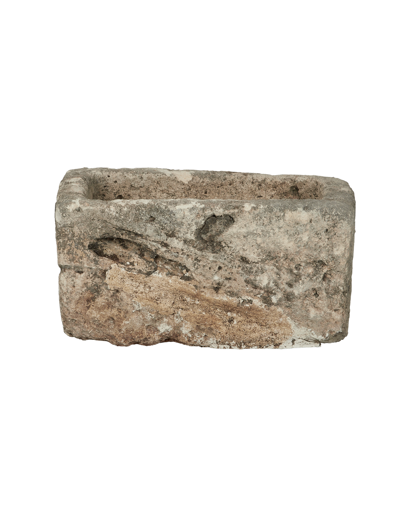 Vintage Limestone Trough - Rectangle from Indonesia - Planters, Fountains, & Water Features