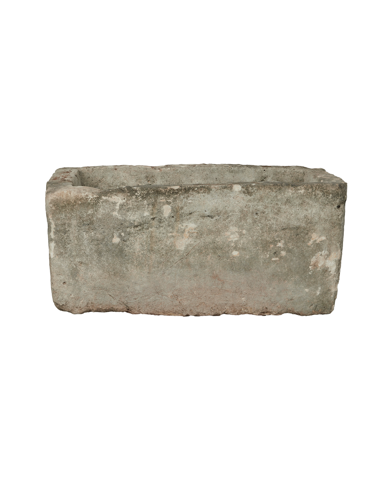 Vintage Limestone Trough - Rectangle from Indonesia - Planters, Fountains, & Water Features
