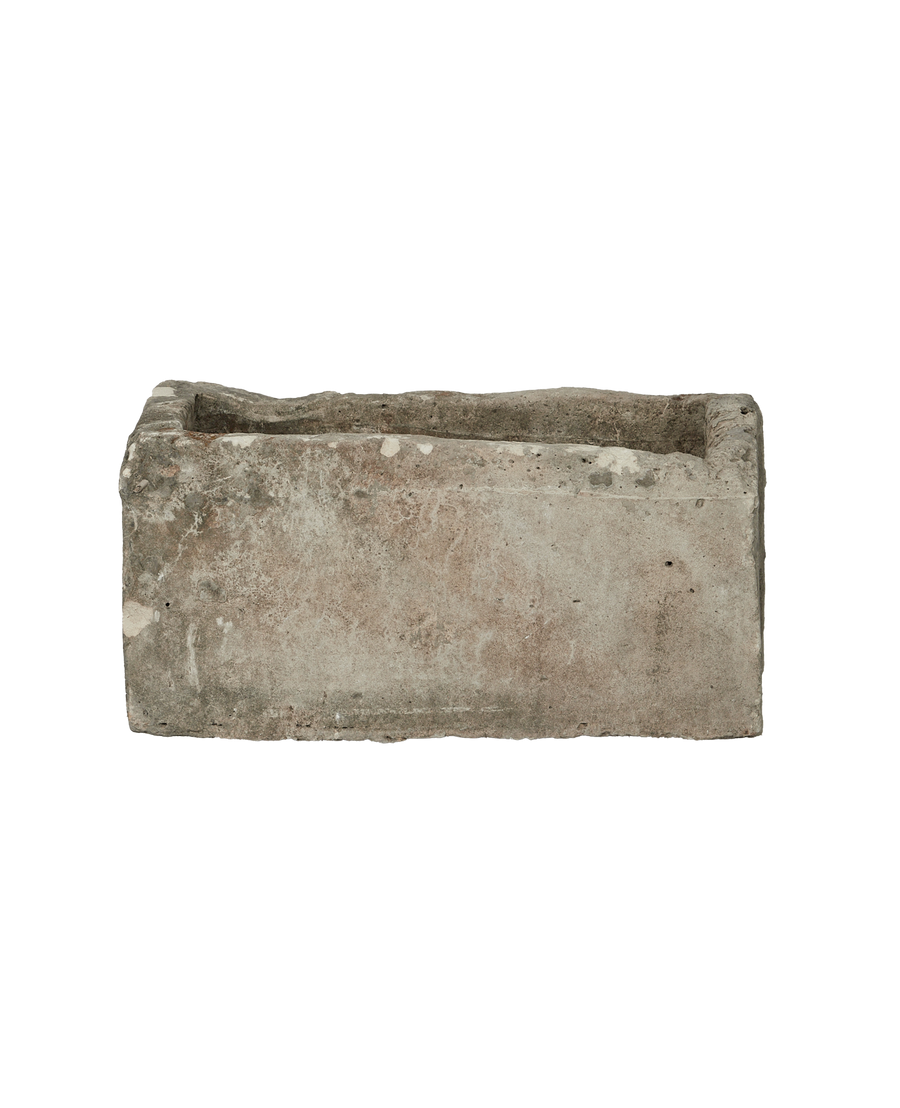 Vintage Limestone Trough - Rectangle from Indonesia - Planters, Fountains, & Water Features