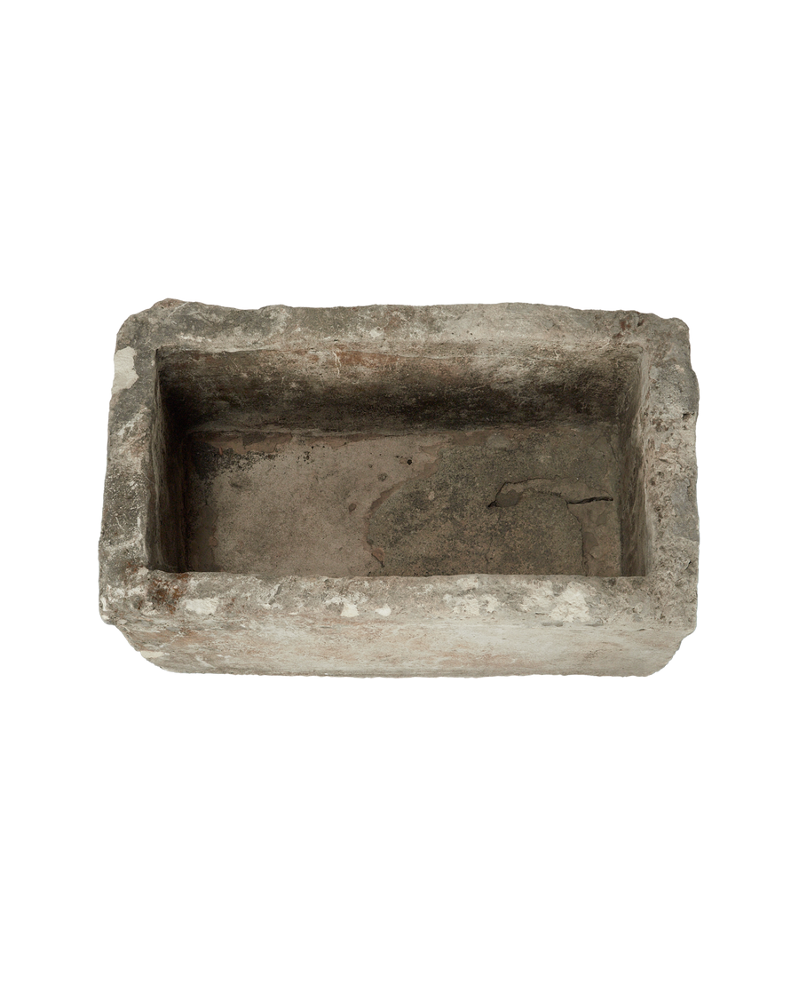 Vintage Limestone Trough - Rectangle from Indonesia - Planters, Fountains, & Water Features