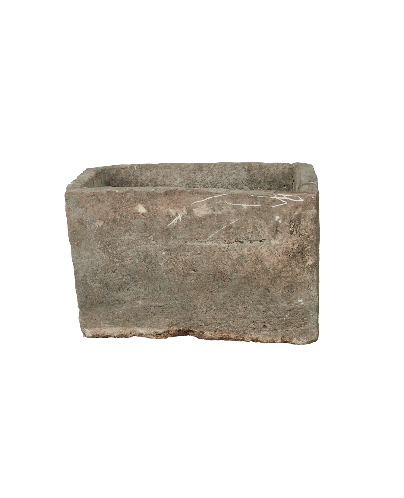 Vintage Limestone Trough - Rectangle from Indonesia - Planters, Fountains, & Water Features