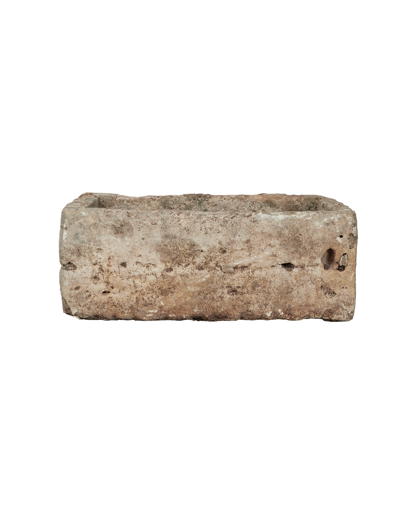 Vintage Limestone Trough - Rectangle from Indonesia - Planters, Fountains, & Water Features