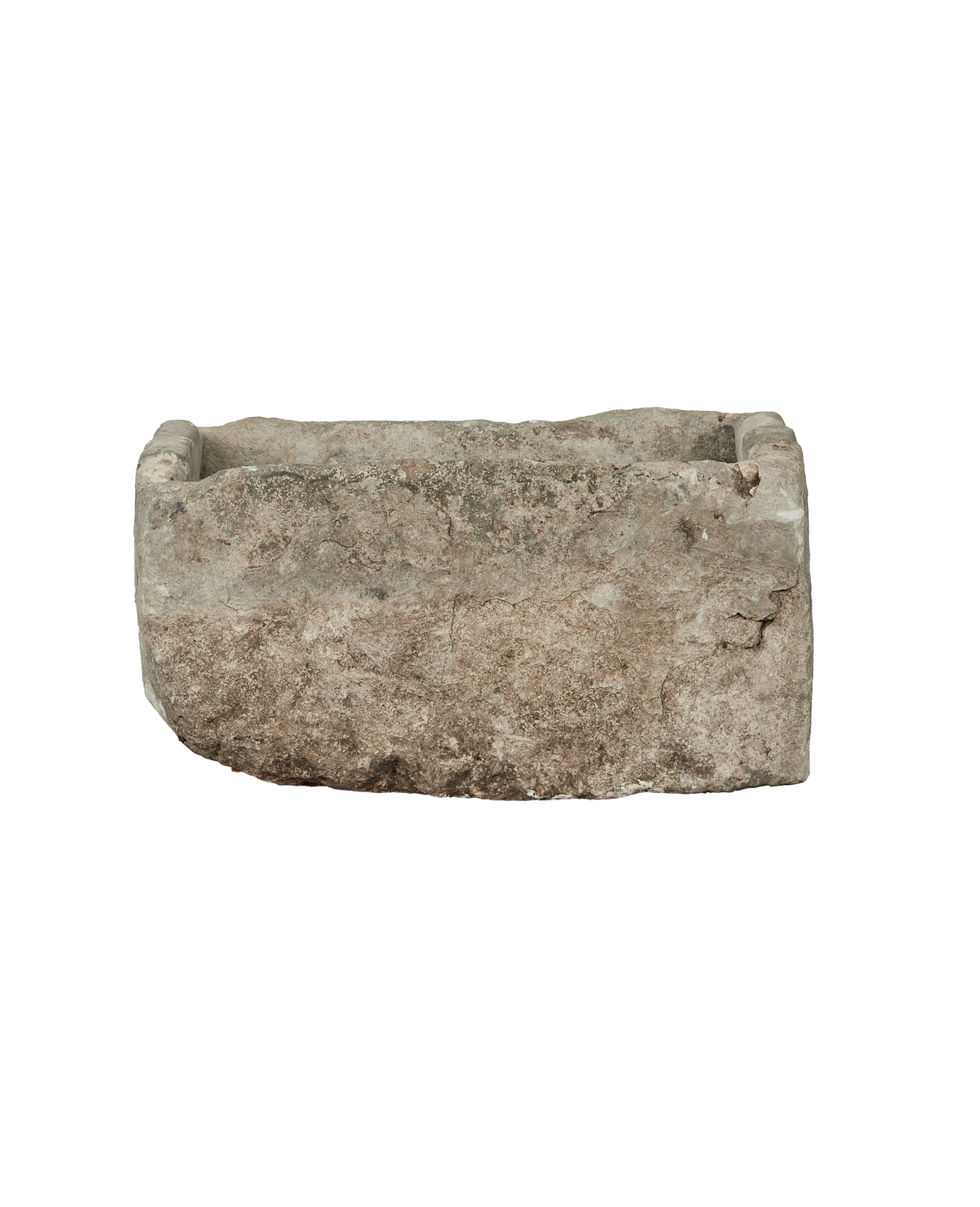 Vintage Limestone Trough - Rectangle from Indonesia - Planters, Fountains, & Water Features