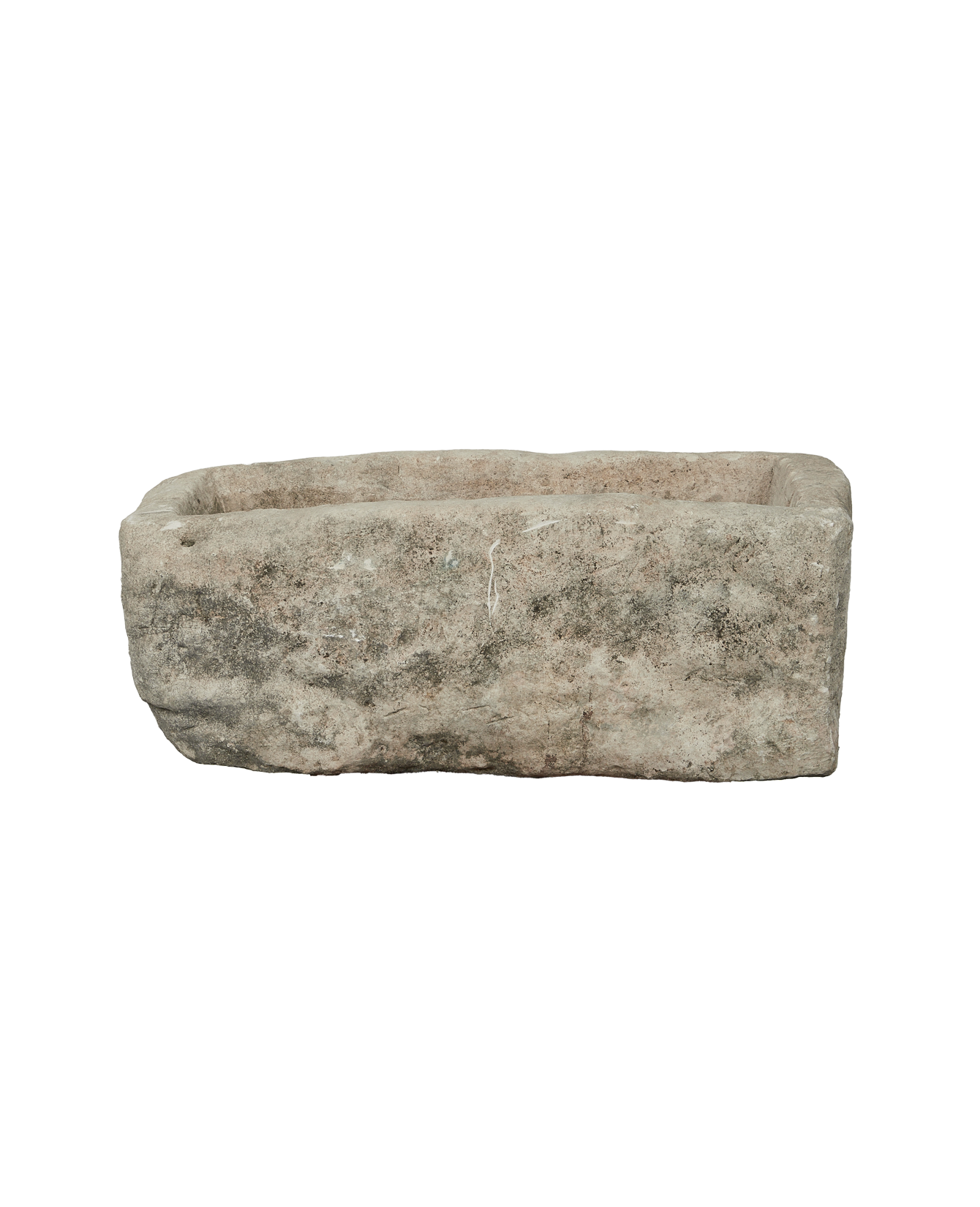 Vintage Limestone Trough - Rectangle from Indonesia - Planters, Fountains, & Water Features