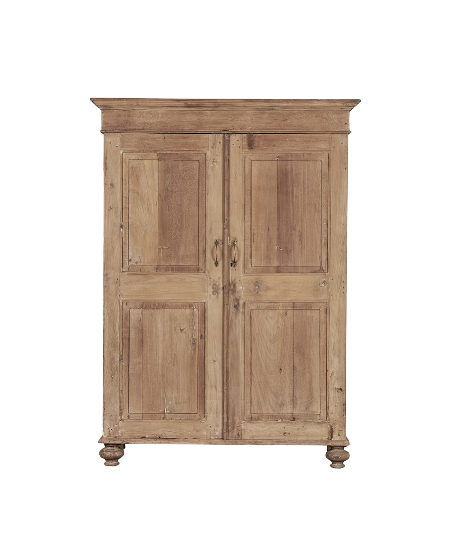 Vintage Wood Cabinet - Bleached from India made of Wood