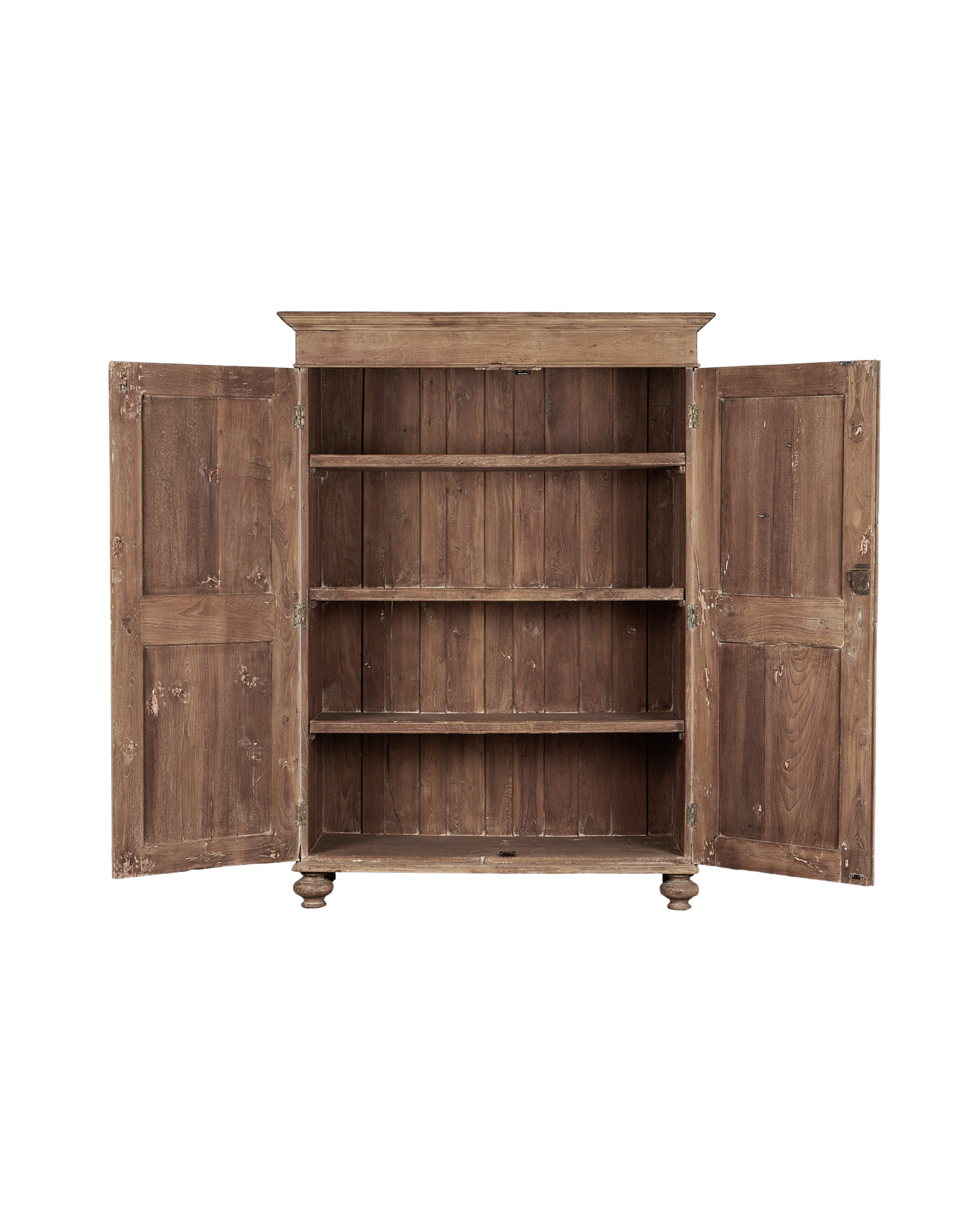 Vintage Wood Cabinet - Bleached from India made of Wood