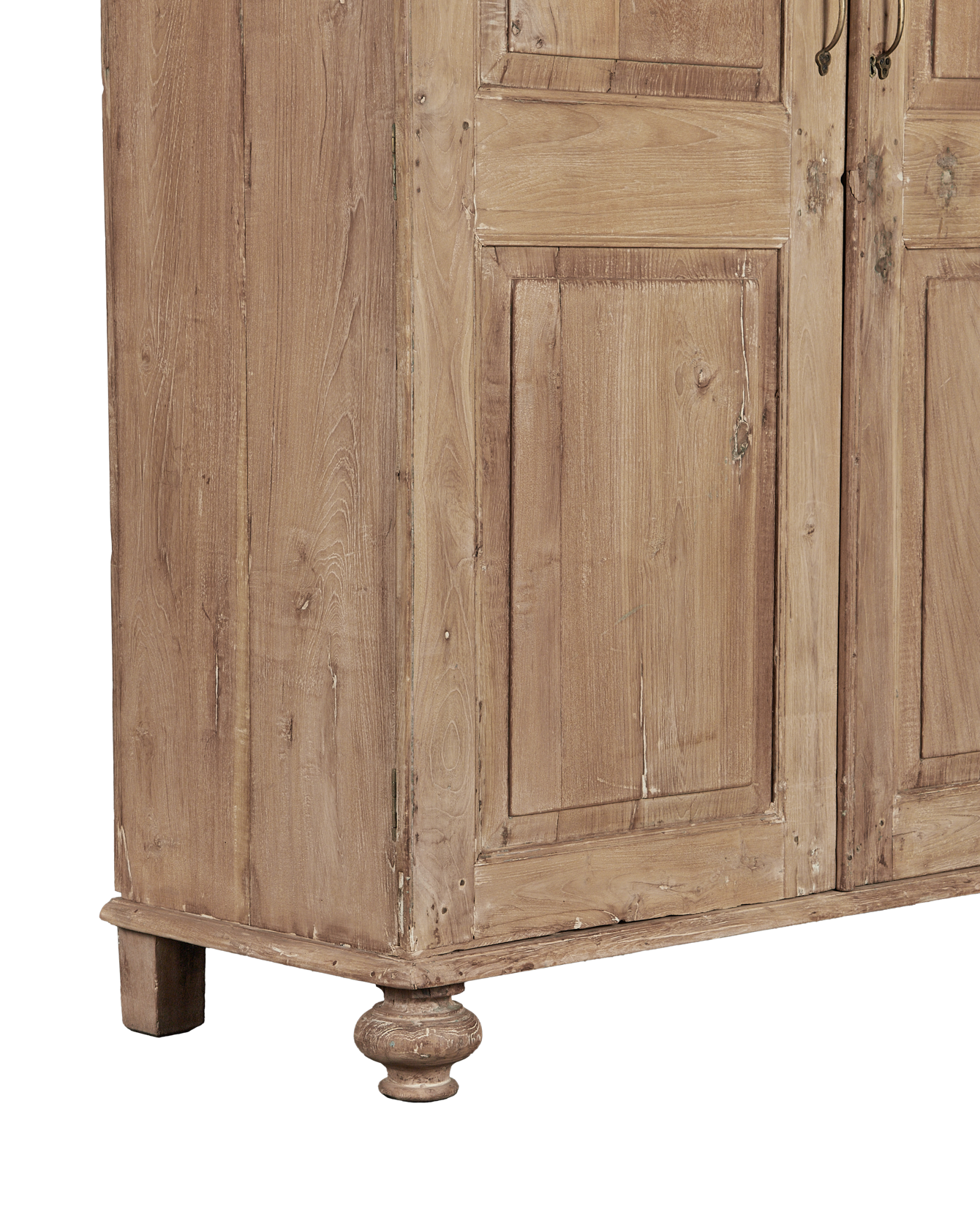 Vintage Wood Cabinet - Bleached from India made of Wood