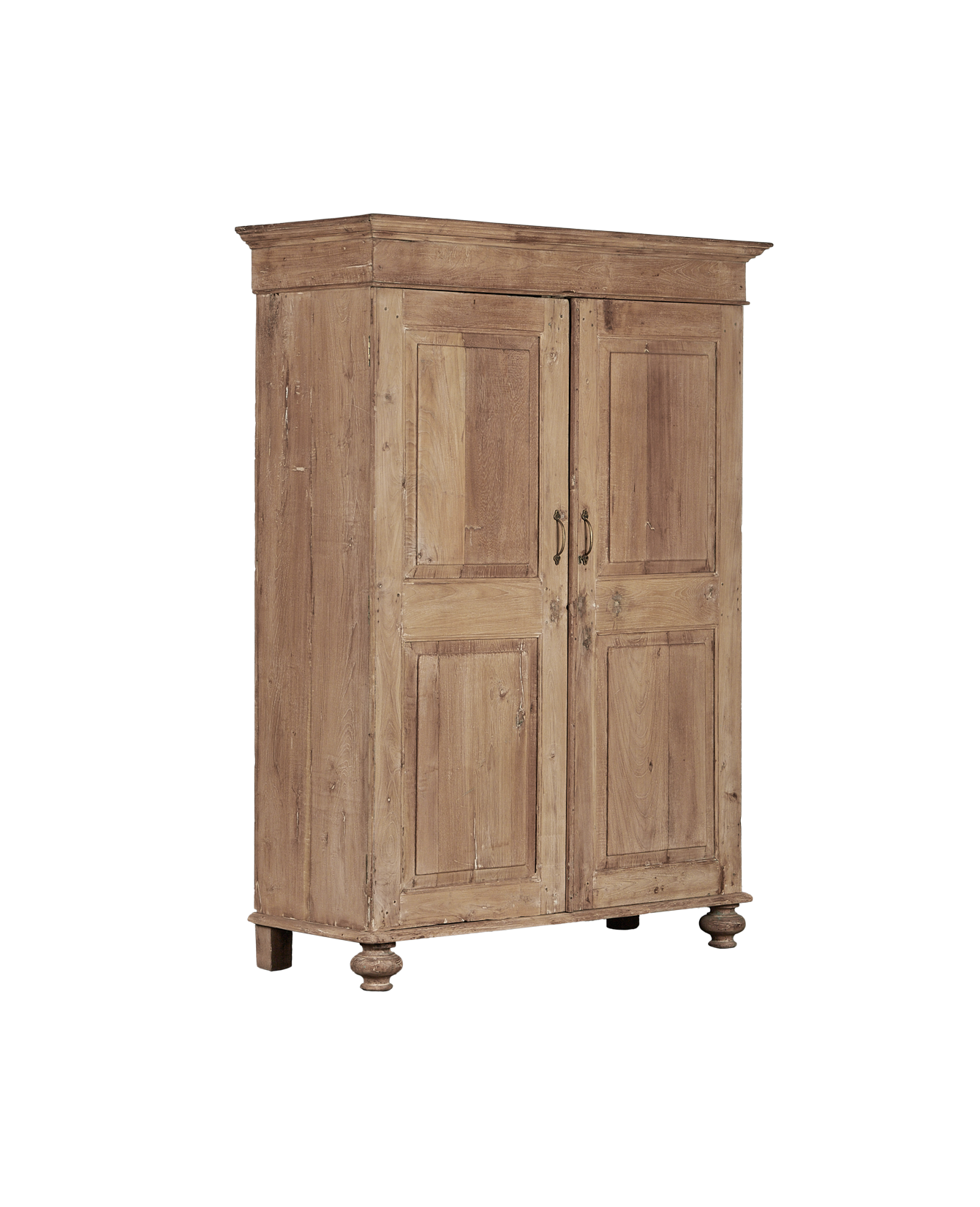 Vintage Wood Cabinet - Bleached from India made of Wood