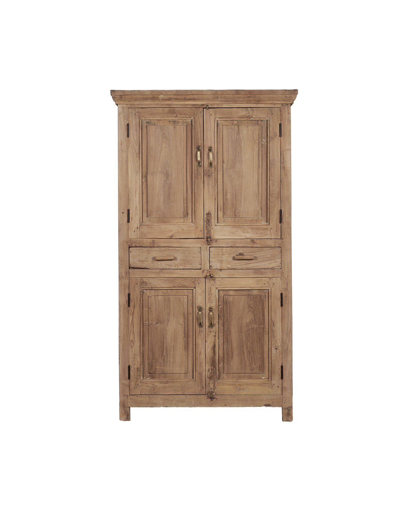 Vintage Wood Cabinet - Bleached from India made of Wood