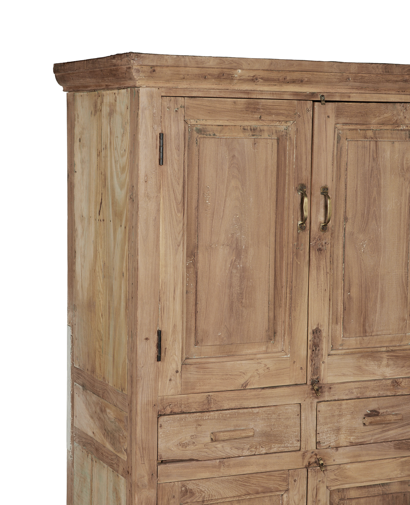 Vintage Wood Cabinet - Bleached from India made of Wood