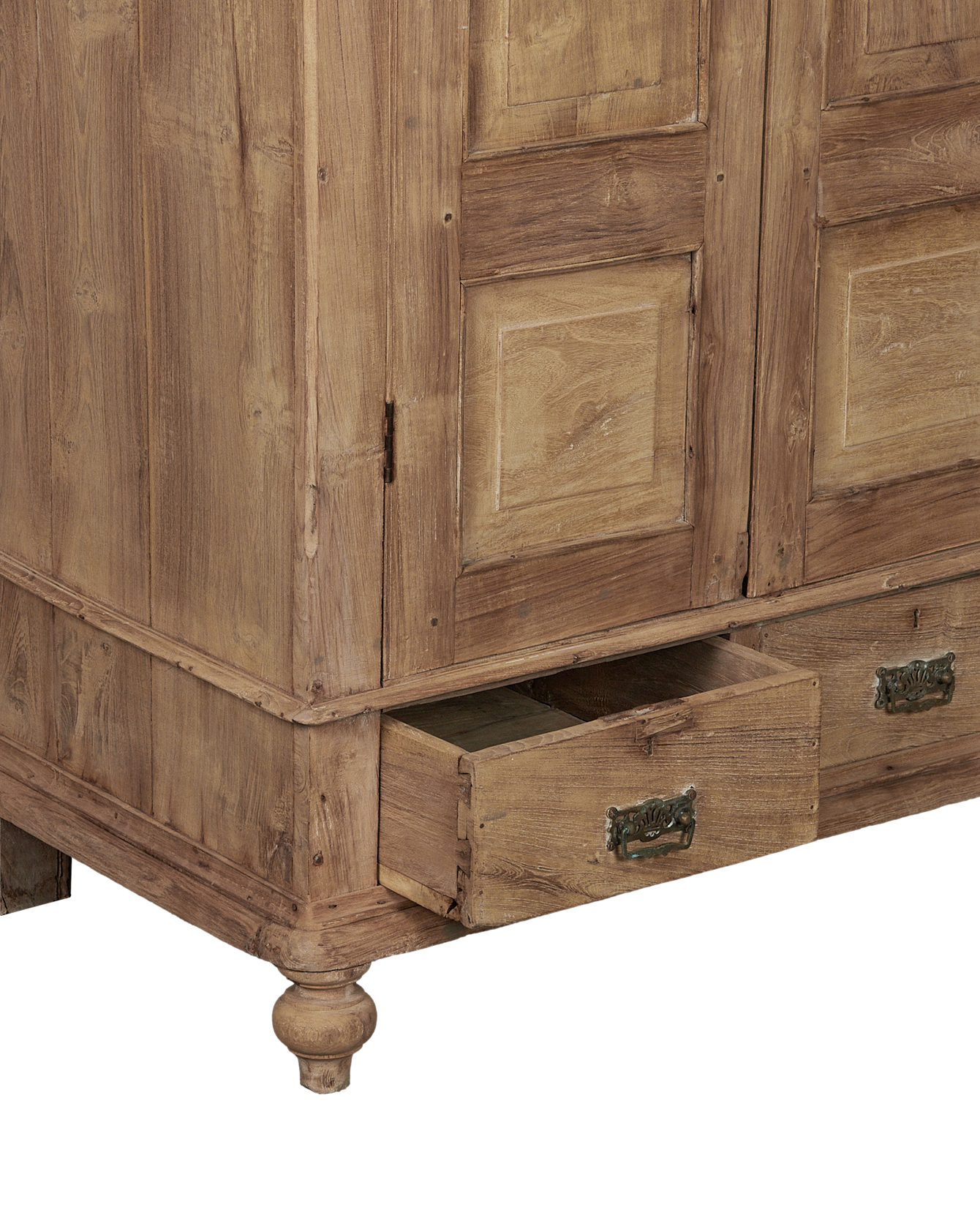 Vintage Wood Cabinet - Bleached from India made of Wood