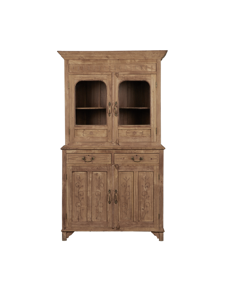 Vintage Wood Cabinet - Bleached from India made of Wood