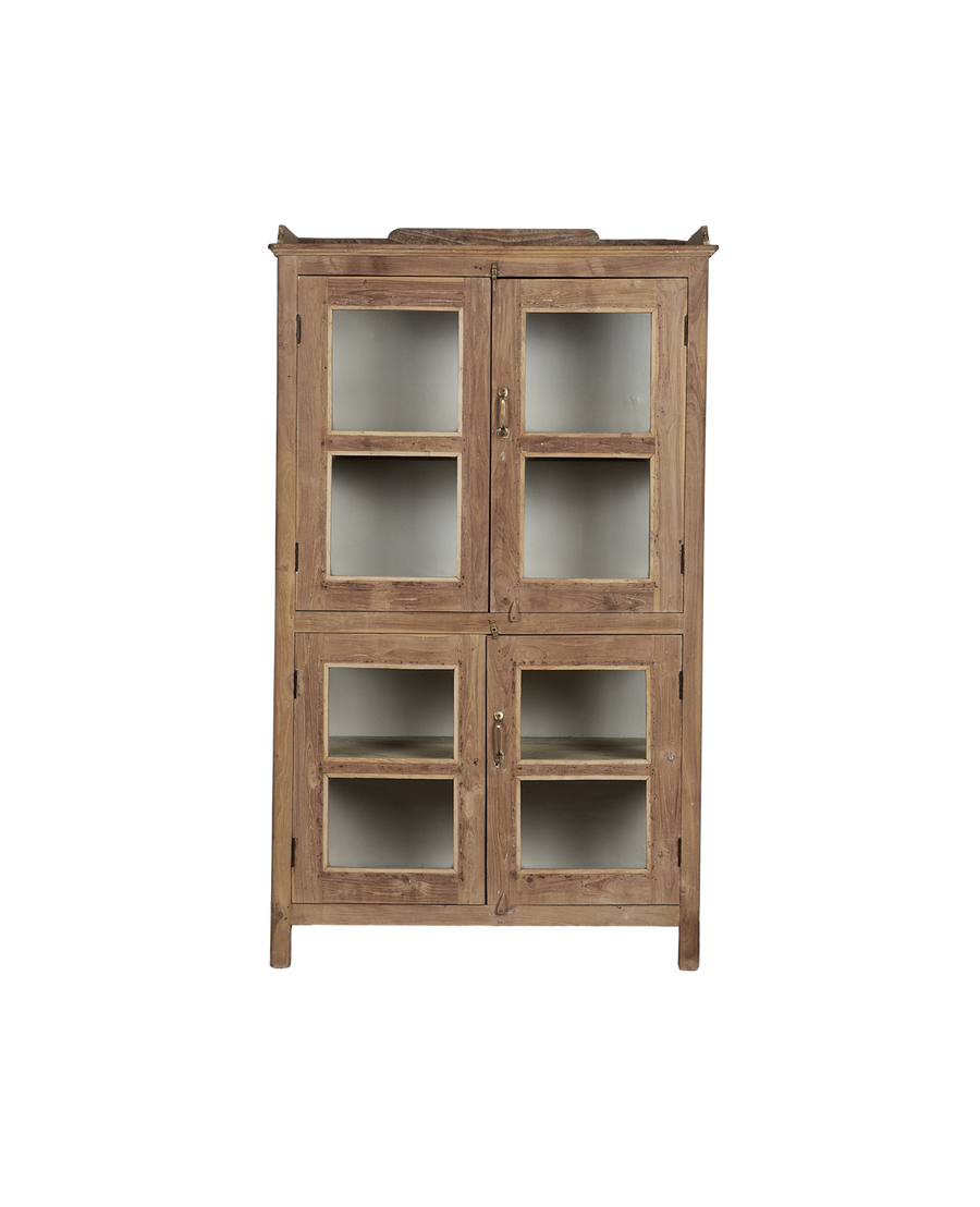 Vintage Wood Cabinet - Bleached from India made of Wood