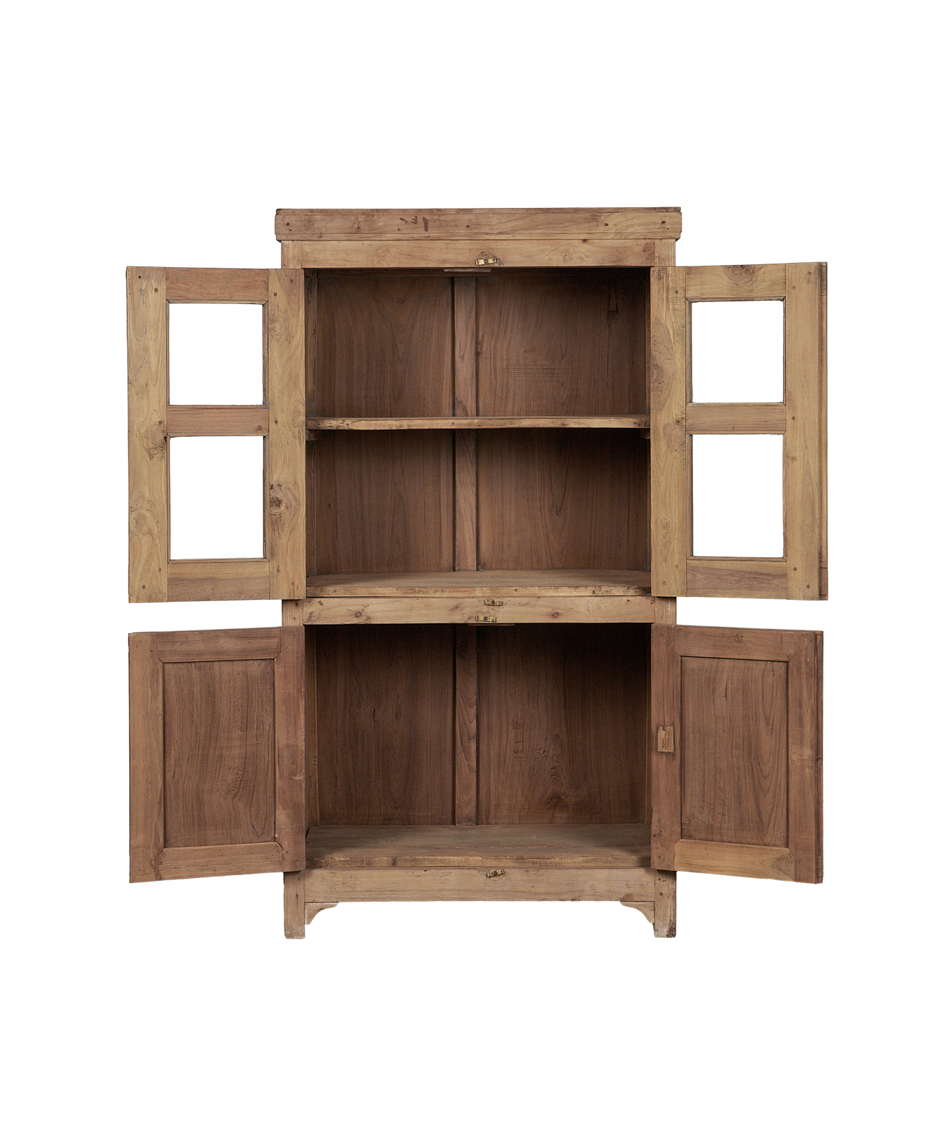 Vintage Wood Cabinet - Bleached from India made of Wood