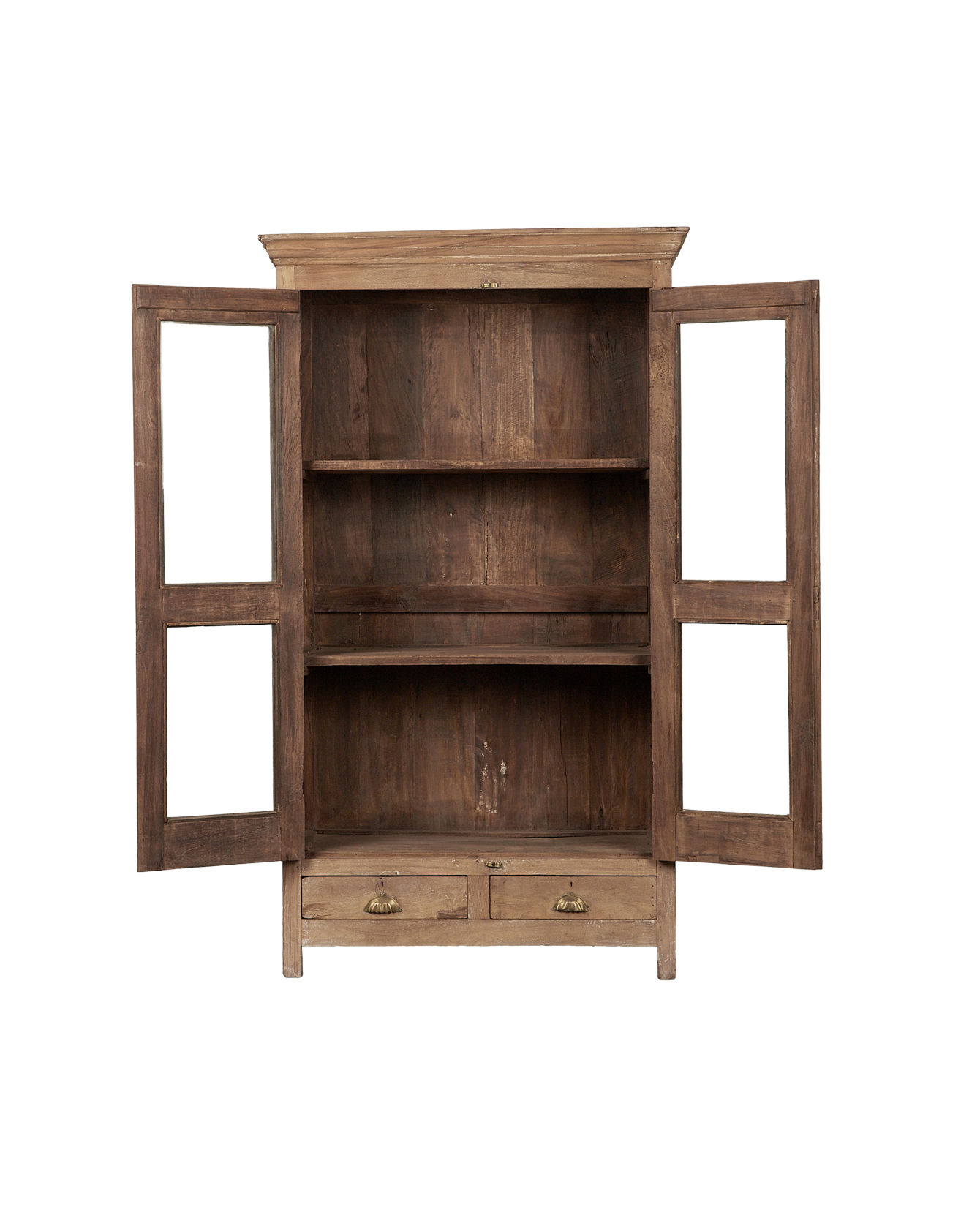 Vintage Wood Cabinet - Bleached from India made of Wood