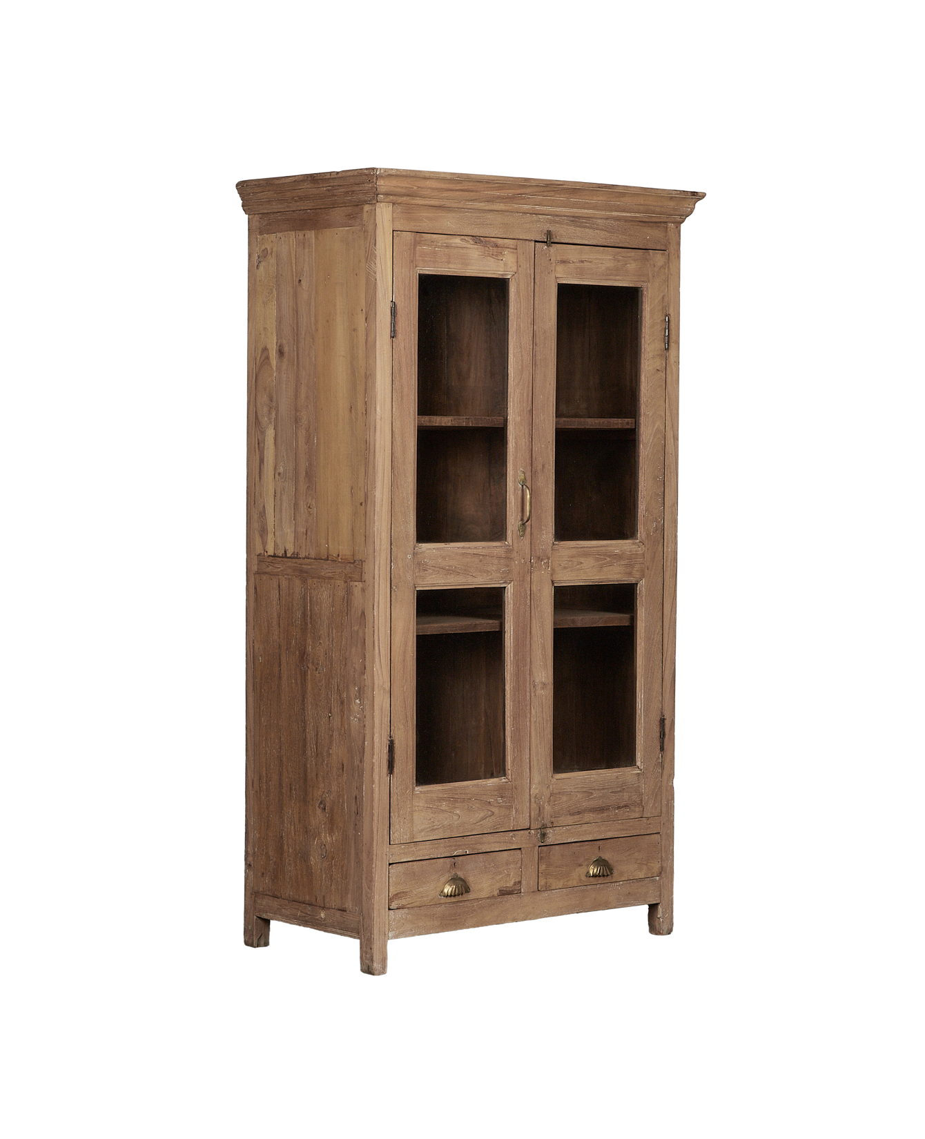 Vintage Wood Cabinet - Bleached from India made of Wood