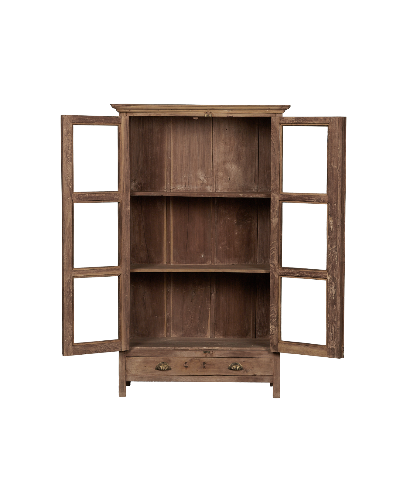 Vintage Wood Cabinet - Bleached from India made of Wood