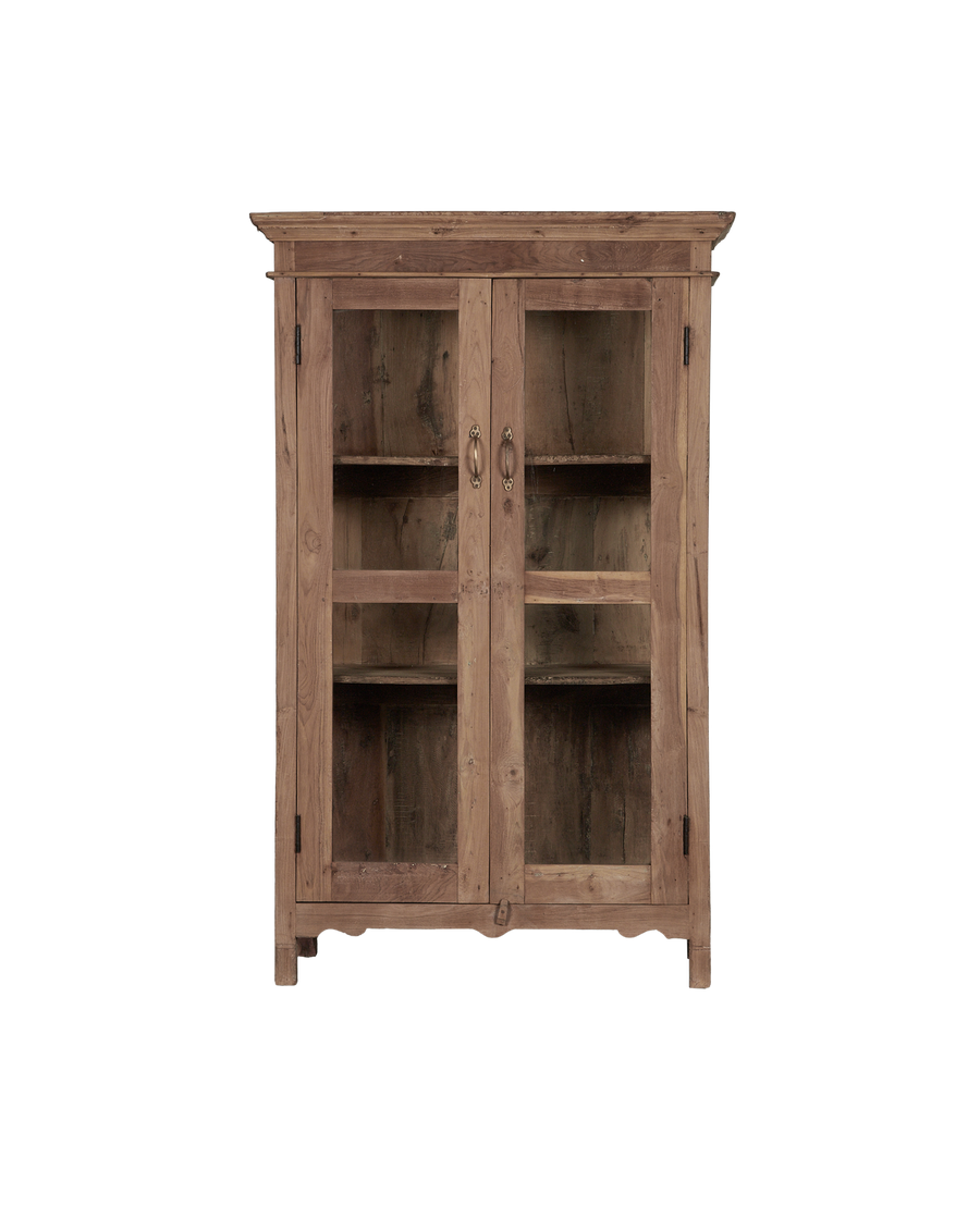 Vintage Wood Cabinet - Bleached from India made of Wood