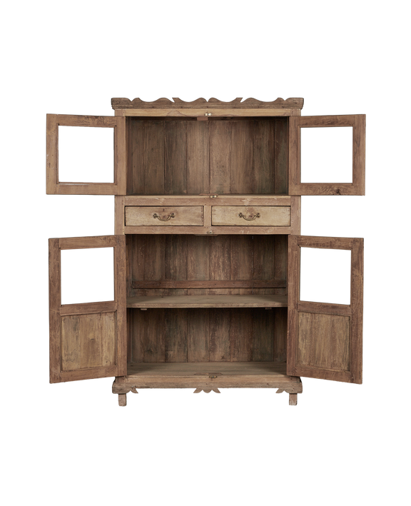 Wood Cabinet - Bleached