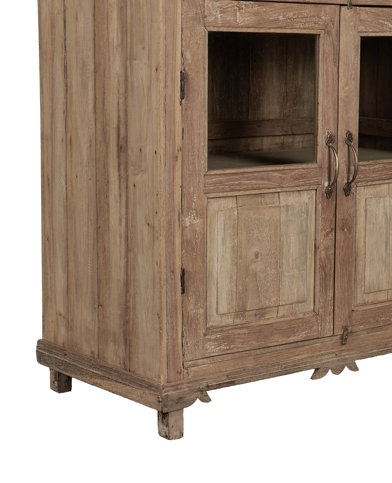 Vintage Wood Cabinet - Bleached from India made of Wood