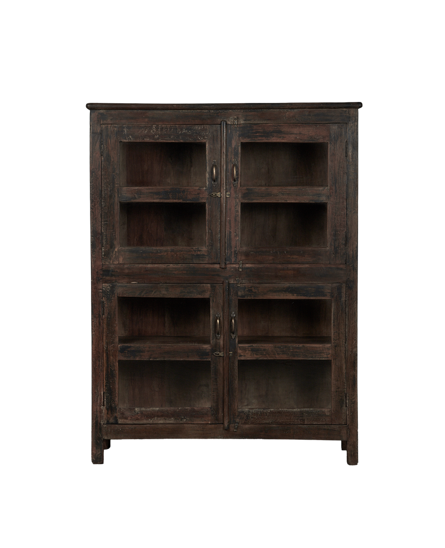 Vintage Wood Cabinet - Natural from India made of Wood