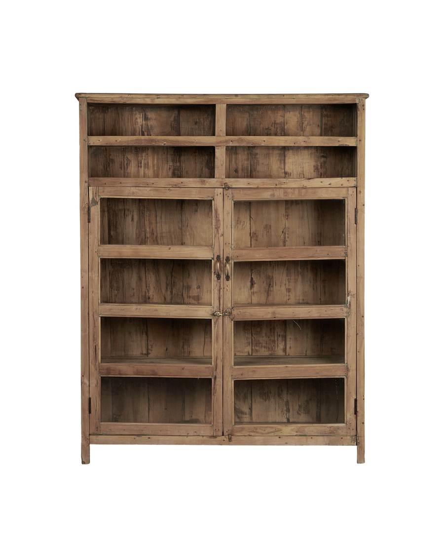 Vintage Wood Cabinet - Bleached from India made of Wood