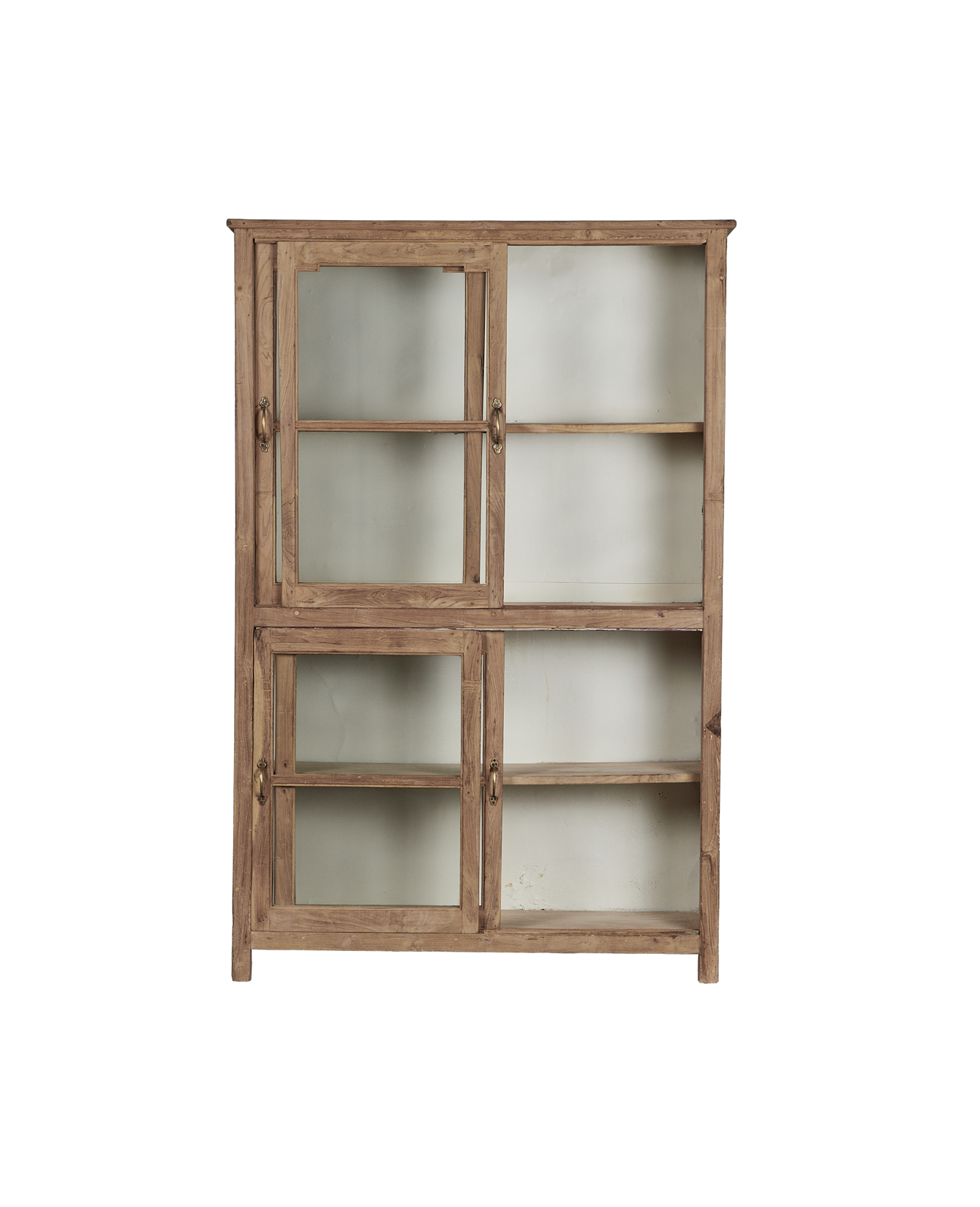 Vintage Wood Cabinet - Bleached from India made of Wood